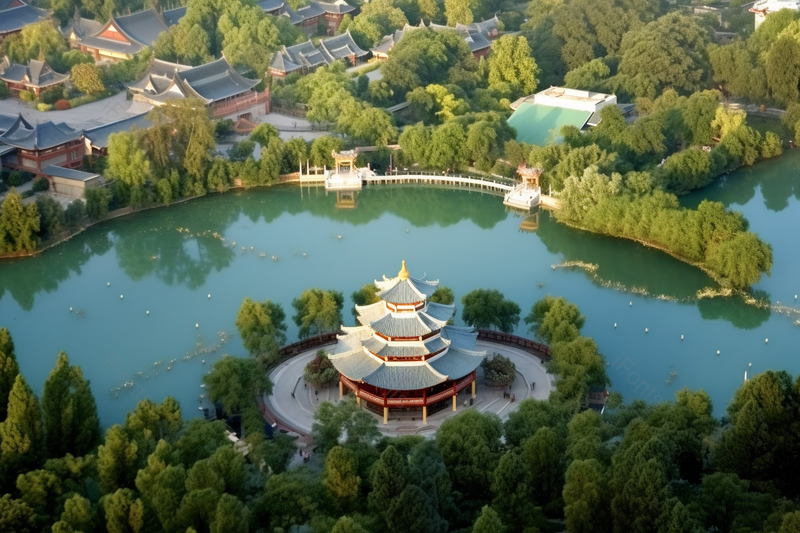 俯瞰城市公园,高清,摄影图,摄影图片,图片大全,摄影图免费下载